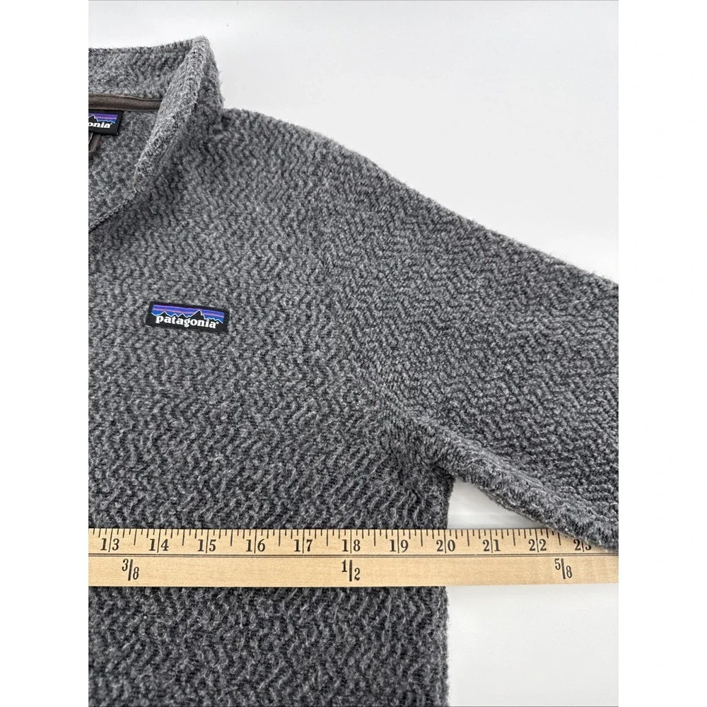 Patagonia Better Sweater Woolyester‎ 1/4 Zip Women's M Gray Fleece Pullover